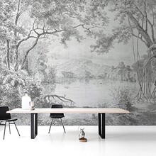 2026�¿�Chinoiserie��ʽ�ڰ׏͹şᎧɭ��ֲ�����ʽ��������