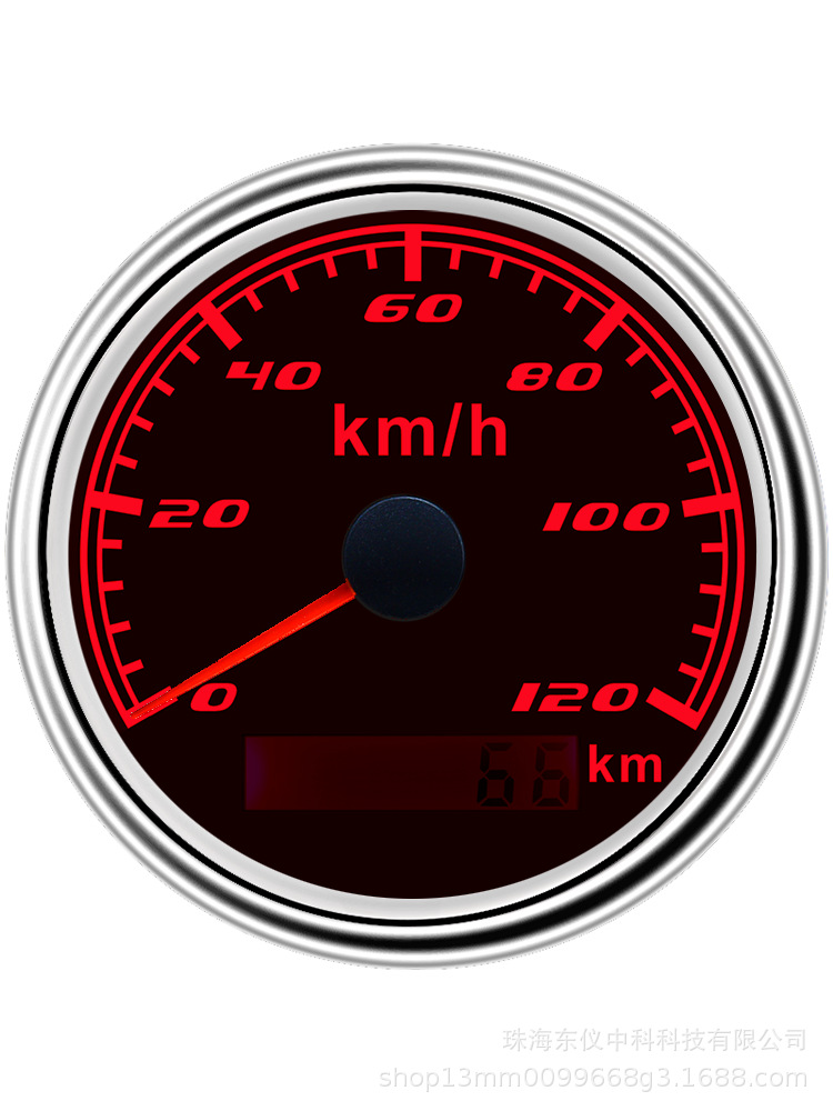 85mm speedometer motorcycle equipped with waterproof GPS speedometer engineering truck truck GPS positioning speedometer