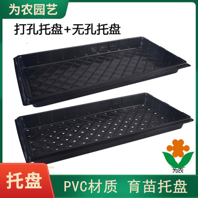 pvc材质透气柔韧不漏水可接水的中转育苗穴盘底托54*27*5cm