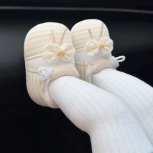 春秋冬新生婴儿鞋子3-6-12个月小月龄宝宝学步鞋防掉软底布鞋防滑
