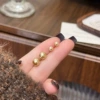 Y47 tea gold beads [8mm]