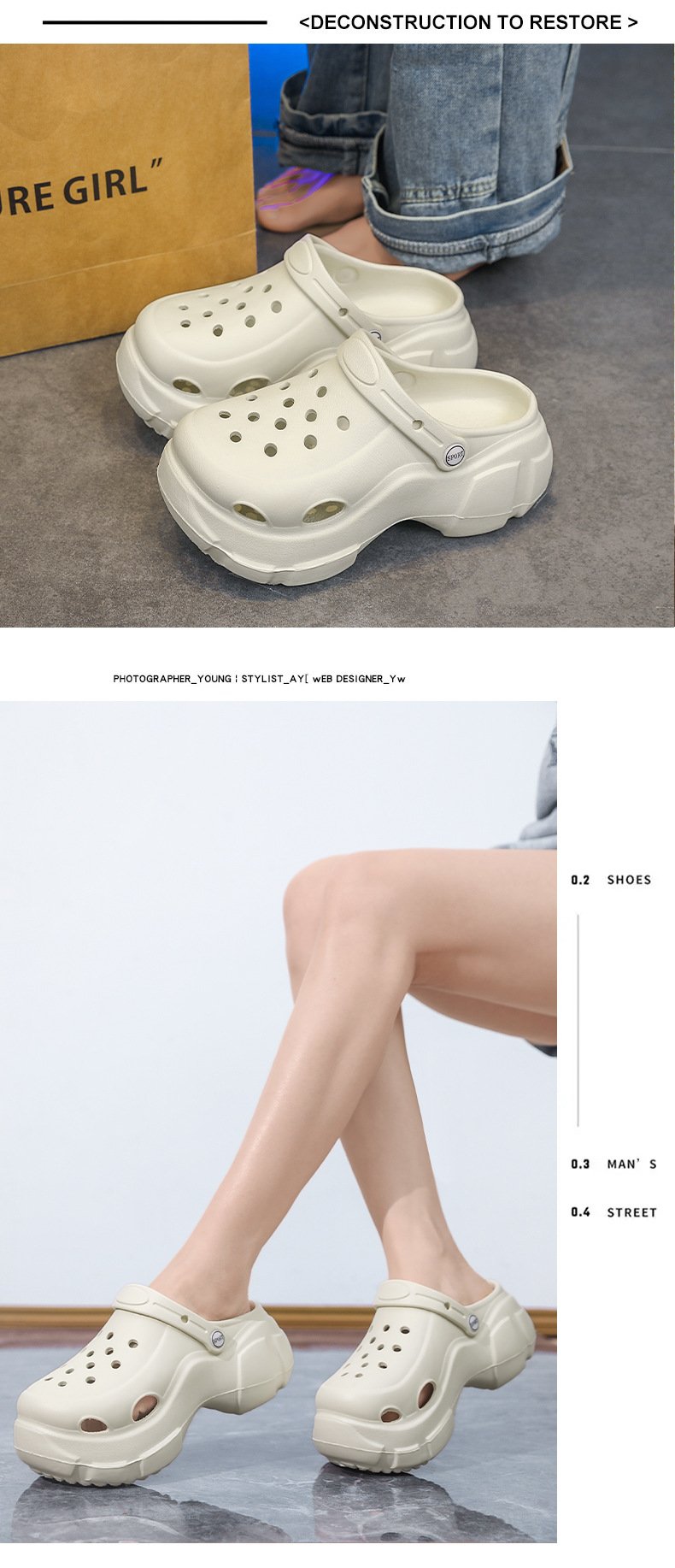 비치슈 하이힐 두꺼운 여성뮬슬리퍼형샌들