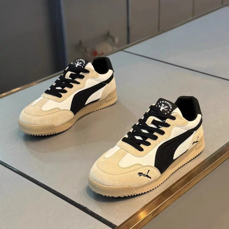 Men's 2025 Spring and Summer New European Station Fashionable All-match Sports Casual Shoes High-value Board Shoes for Campus Students Men's 2025 Spring and Summer New European Station Fashionable All-match Sports Casual Shoes High-value Board Shoes for Campus Students