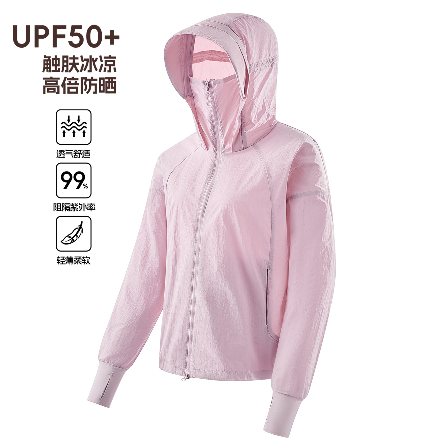 Upf50+ Ice Silk Sun Protection Clothing for Women 2026 New Summer Lightweight Anti-Uv Breathable Jacket Sun Protection Clothing