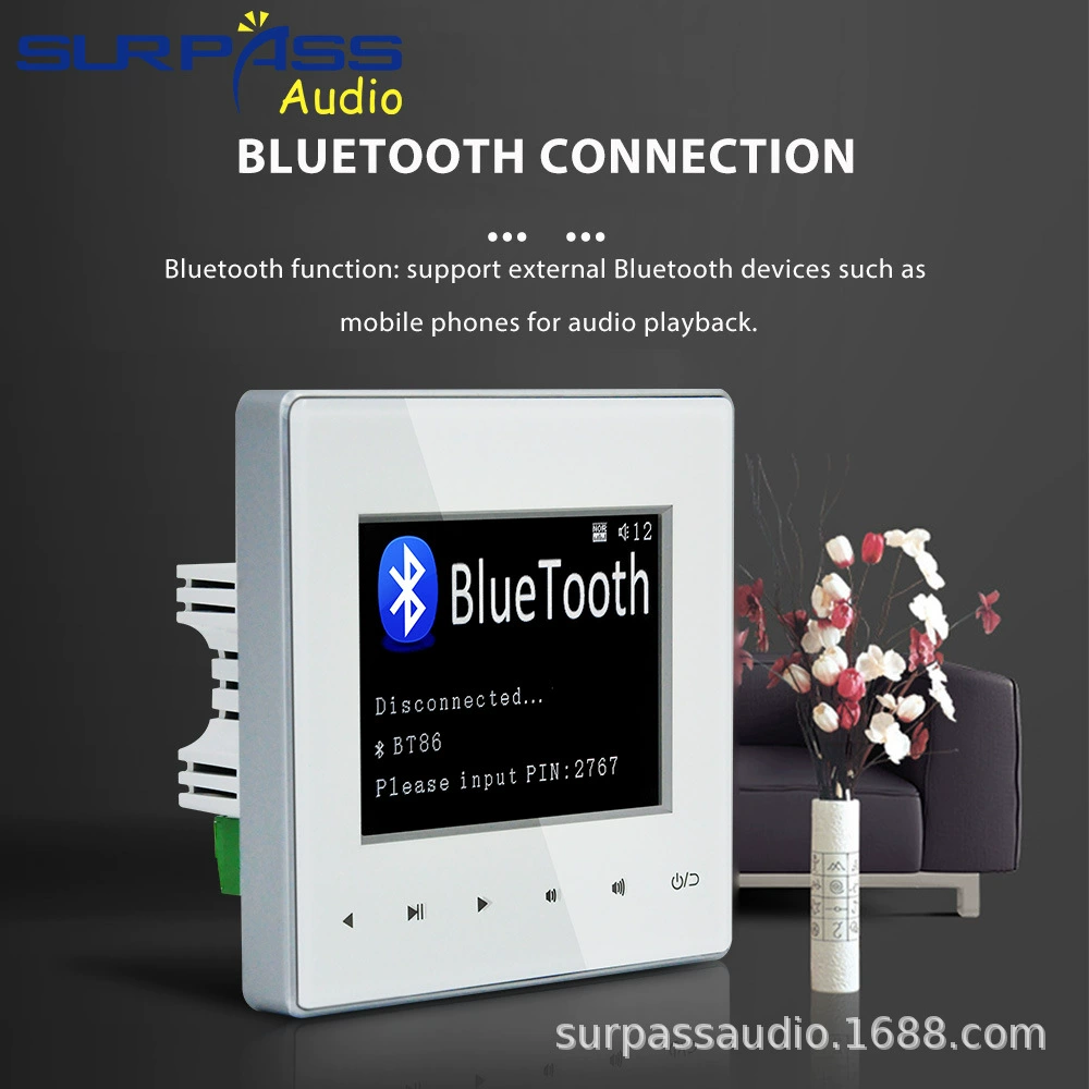 4 Touch Key Hotel Home Интеллектуальное Bluetooth фоновая музыка 86 пульт дистанционного управления
