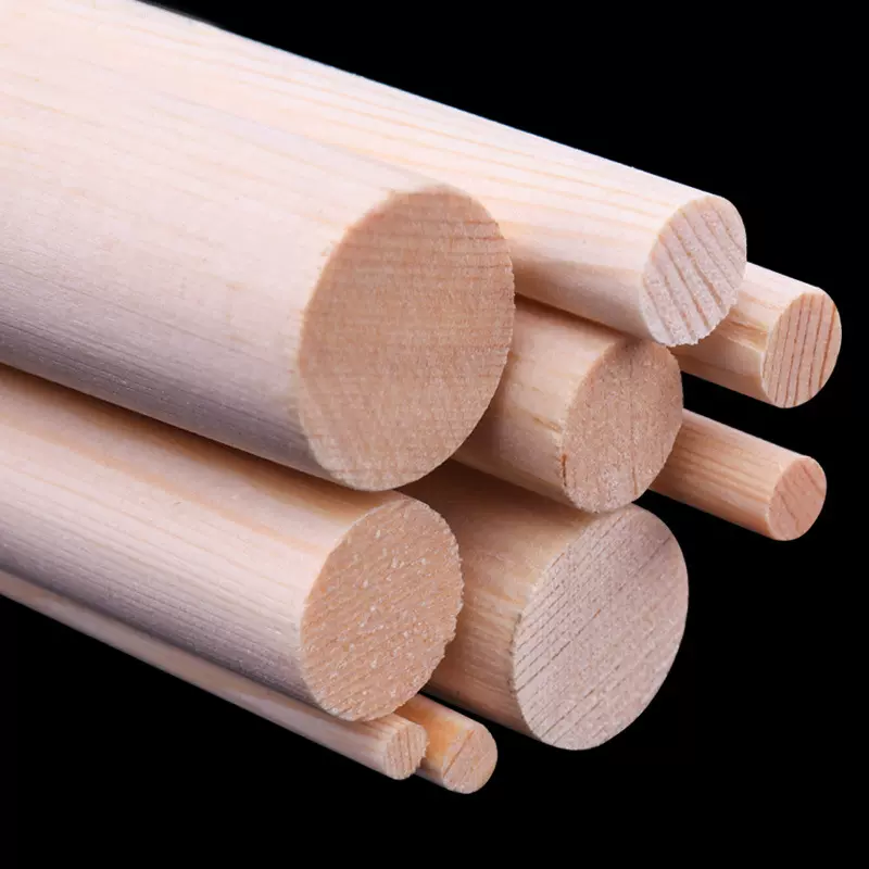 松木原木棒木棍扫把杆旗杆窗帘杆衣柜杆工厂加工定制批发各种尺寸