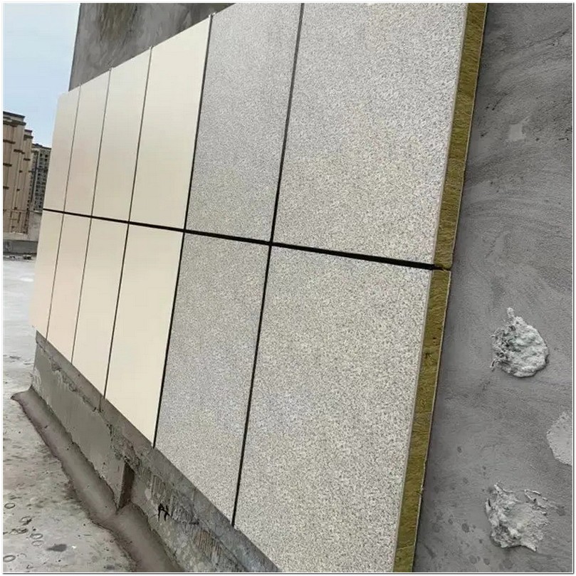 60mm厚地面一体板保温石材 生产保温装饰一体板的厂家