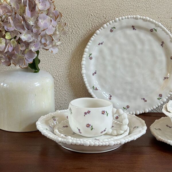 ceramic coffee dinner plate
