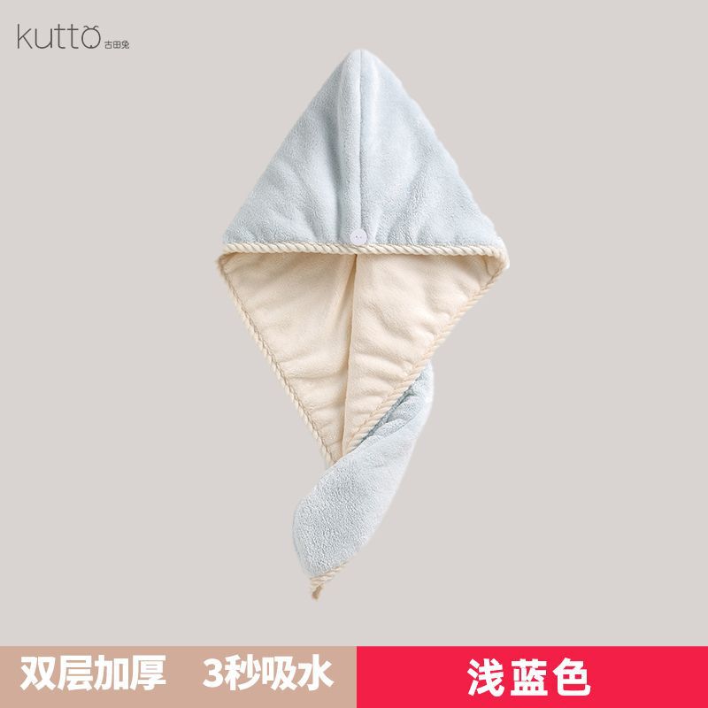 二重の髪の帽子の女性の超厚の超吸水の新型の頭のタオルのシャワーの帽子の速乾の髪のタオルは頭を拭きます。|undefined