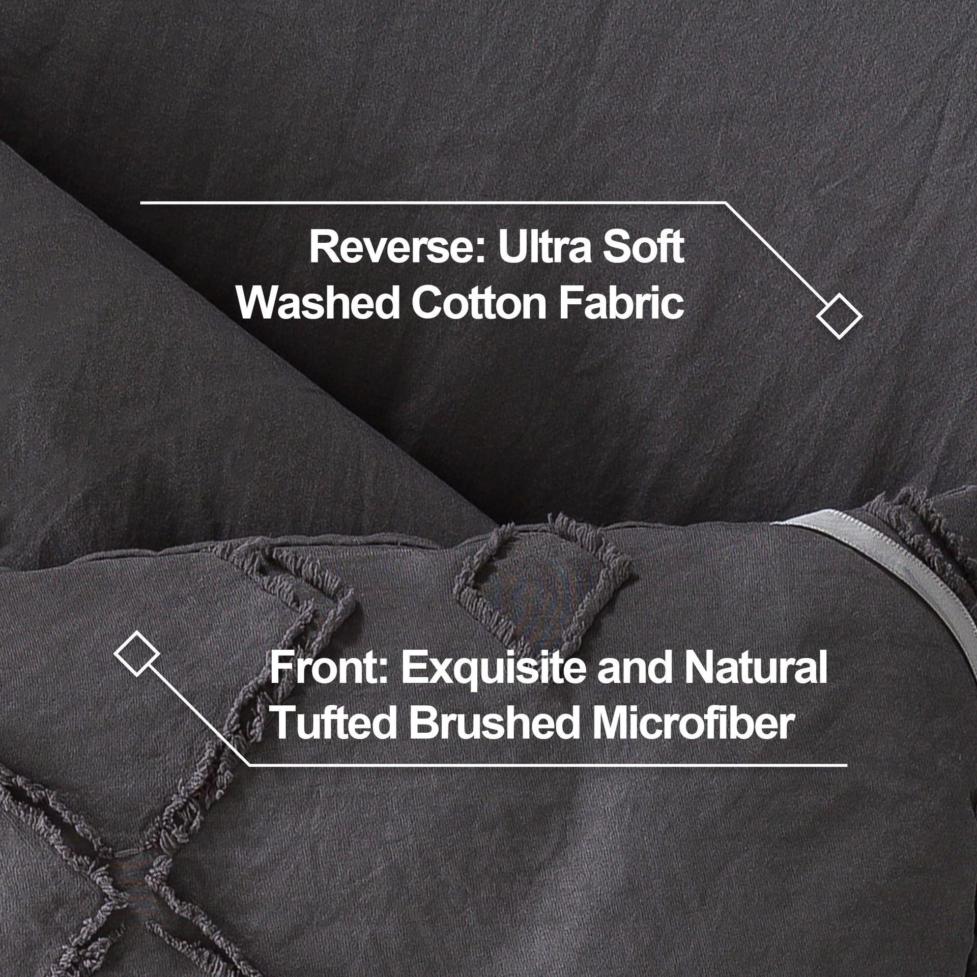 11 - Dark Gray Queen(90__x90__