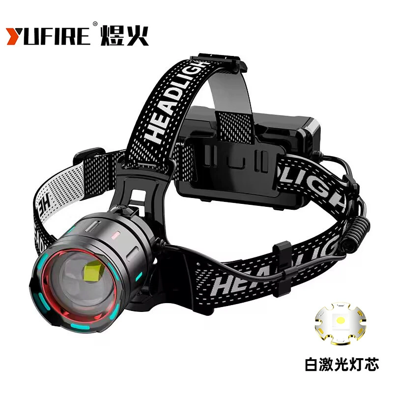 Трансграничный супер яркий 30 Вт белый лазер сильный свет налобный фонарь USB перезаряжаемый налобный фонарь на открытом воздухе ночная рыбалка Приключения супер яркий налобный фонарь