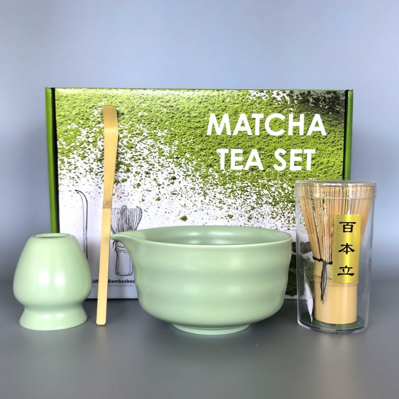 抹茶日式透明釉带嘴抹茶碗刷套装百本立宋代茶道茶刷茶碗茶勺茶筅|undefined