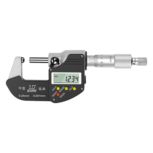 J8 Guilin Digital Display Micrometer Ball High-Precision Measuring Instrument Wall Thickness Pipe Wall Head Type Outer Diameter 5Mmg3