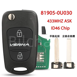 81905-0U030 Hyundai Verna qatlanan pult açar 433Mhz Ask Id46