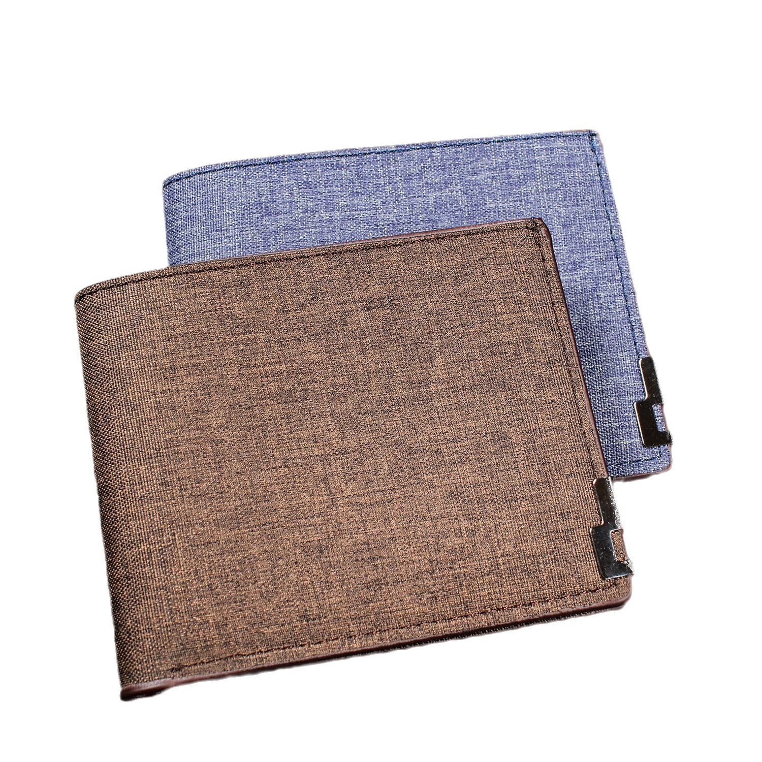 Cartera de mezclilla estilo TikTok – Horizontal, gran capacidad, múltiples tarjeteros, económica