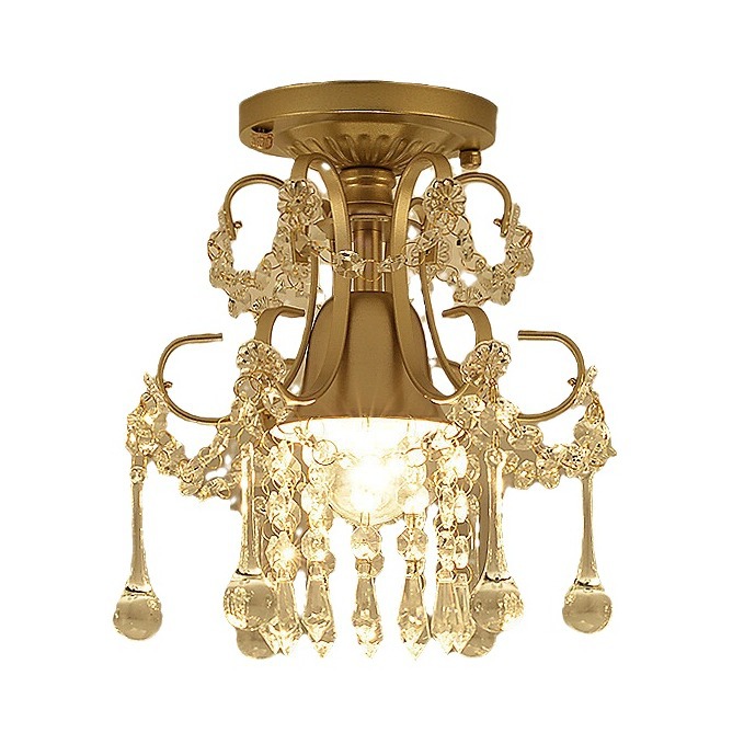 Transfronterizo lámpara de techo de cristal dormitorio balcón pasillo puerta lámpara de oro moderna lámpara Simple fábrica al por mayor