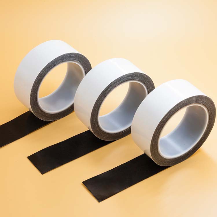 供应富晟白纸黑易拉胶散料规格分切 电子设备零部件固定胶带