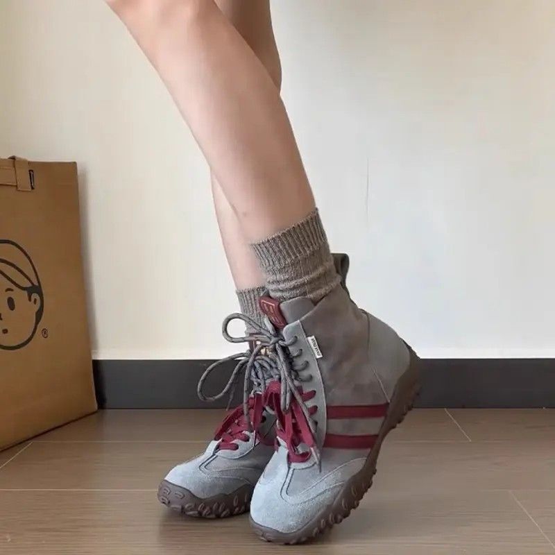 6cm Height-Increasing 2026 Early Spring New High-Top German Training Shoes for Petite Women, Retro Versatile Casual Martin Short Boots 6cm Height-Increasing 2026 Early Spring New High-Top German Training Shoes for Petite Women, Retro Versatile Casual Martin Short Boots