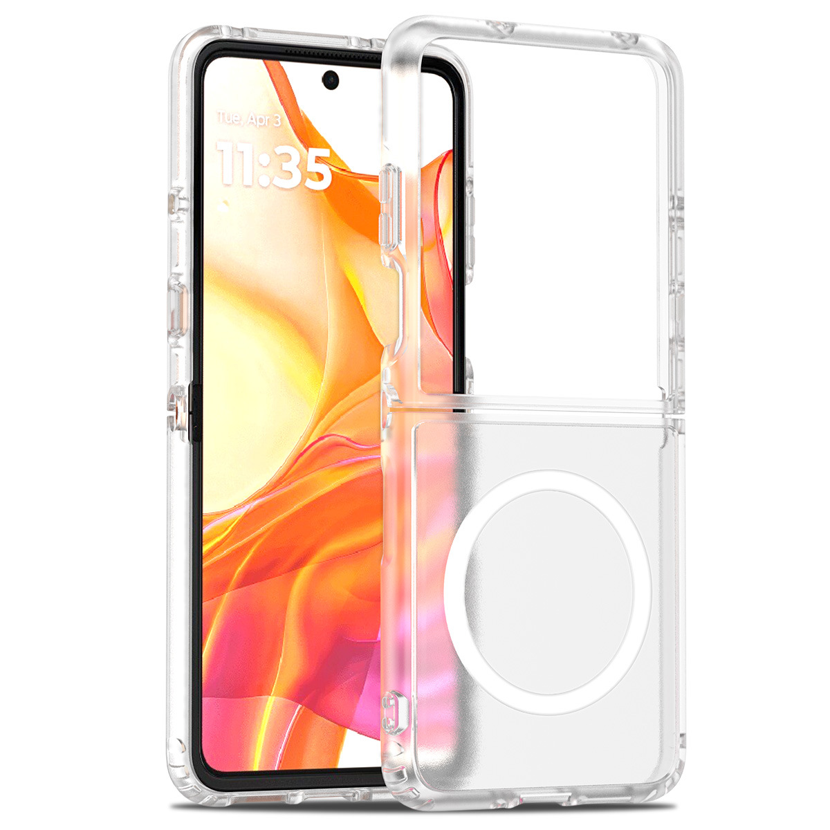 Adecuado para Moto Razr Ultra 2025 Silver Shield Fentor Magnético 2 en 1 Funda para teléfono móvil Funda protectora plegable