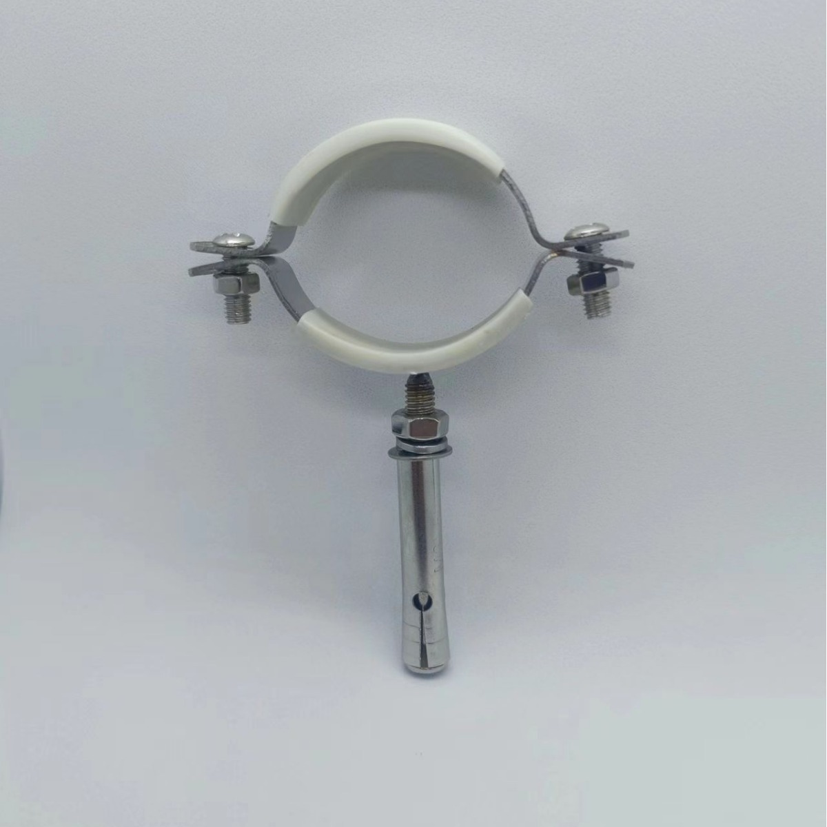 201不锈钢拉爆管码包胶管卡包胶管卡管码吊码PVC管码管夹拉爆吊码