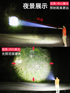 ?迷你手電筒強光超亮充電遠射燈家用便攜兒童小型led戶外Z