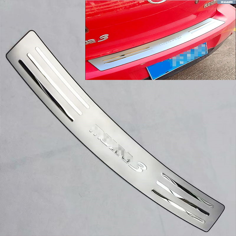 Suitable for Mazda Cx-5/Cx-7, Mazda 6, Mazda 3 Rear Guard Plate, Stainless Steel Trunk Trim Strip, Threshold Pedal Modification