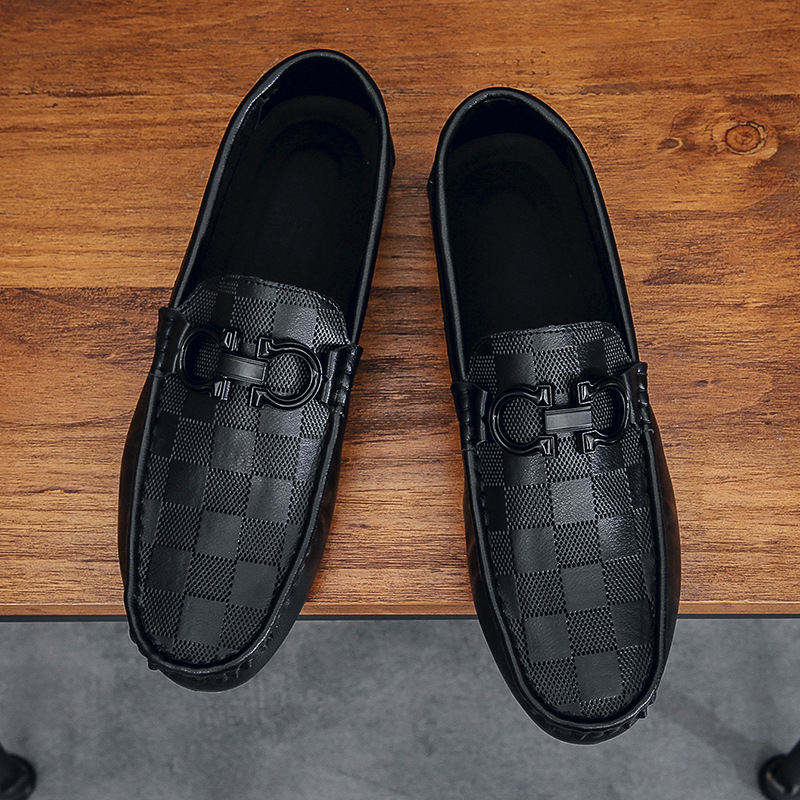 Men's casual shoes, summer beanie shoes, men's slip-on slip-ons, men's driving shoes, low-top breathable shoes