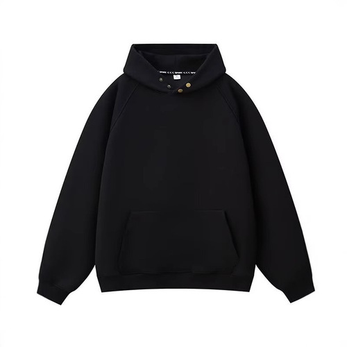 Couple's Hooded Sweatshirt Heavyweight 480 Autumn Winter Solid Color Simple Sweatshirt for Couples Men and Women Trend Brand Top Coat