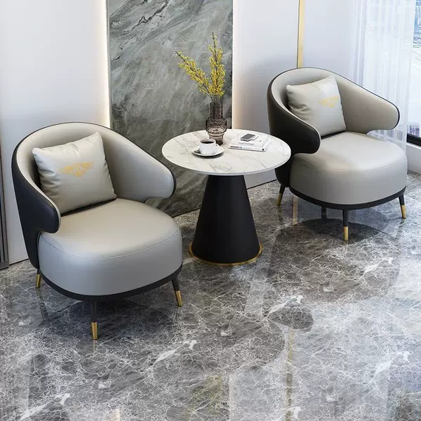 Nordic Designer Single Sofa Living Room Reception Area Company Reception Customer Rest Area