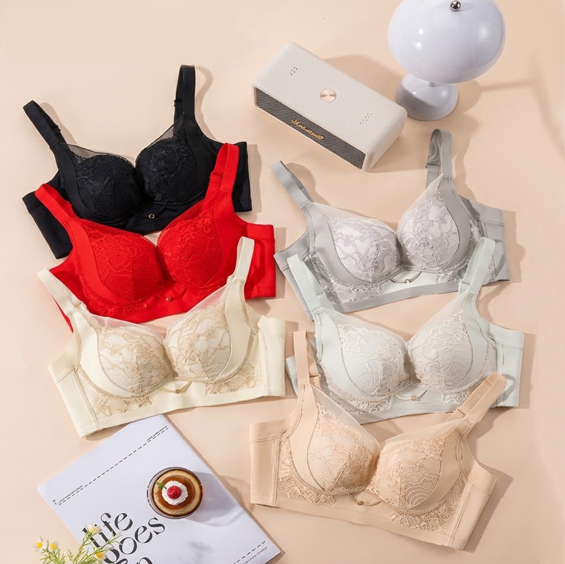 2026 New Style Seamless Medium-Thick Modal Breathable Side-Seamless Bra with Push-Up Massage Cups and Side Breast Support 2026 New Style Seamless Medium-Thick Modal Breathable Side-Seamless Bra with Push-Up Massage Cups and Side Breast Support