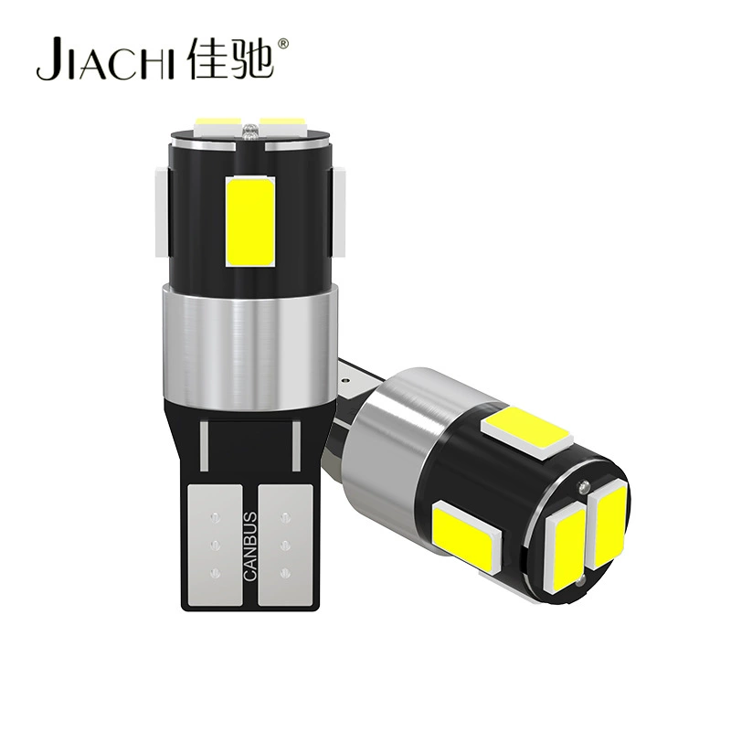 Индикатор ширины автомобиля T10 T10-5630-6W CANBUS лампа для чтения на крыше внутренний свет дверной Светильник Освещение номерного знака