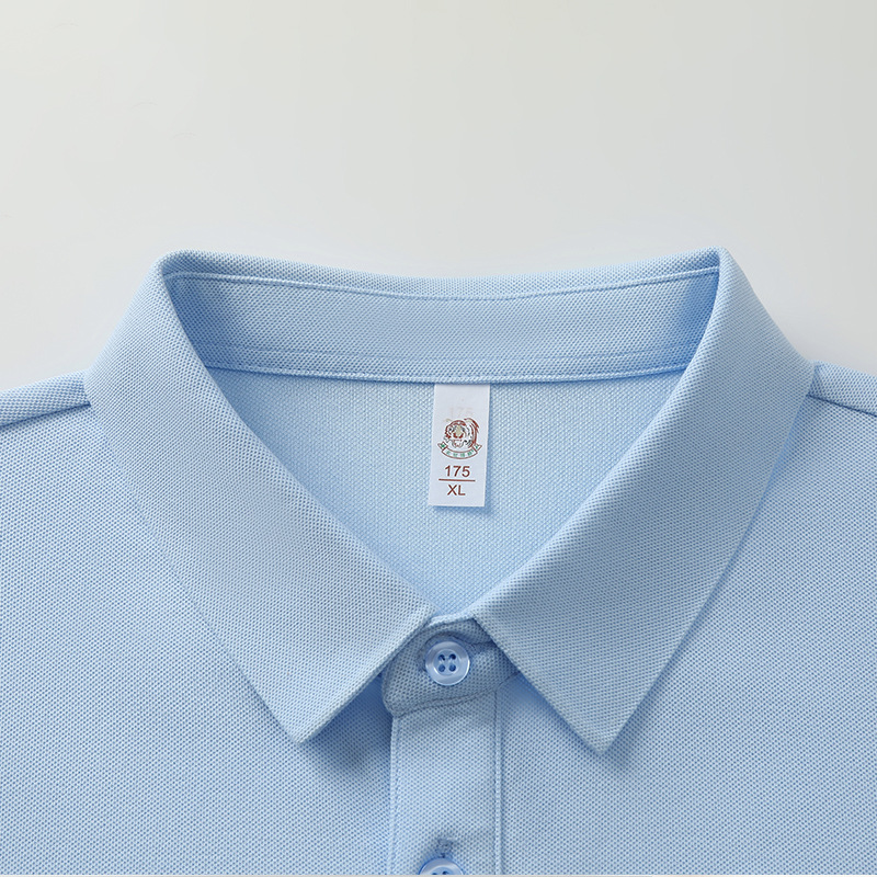 7A antibacteriano solona fría goma de compresión de verano de manga corta polo de hombre ropa de trabajo polo logotipo personalizado