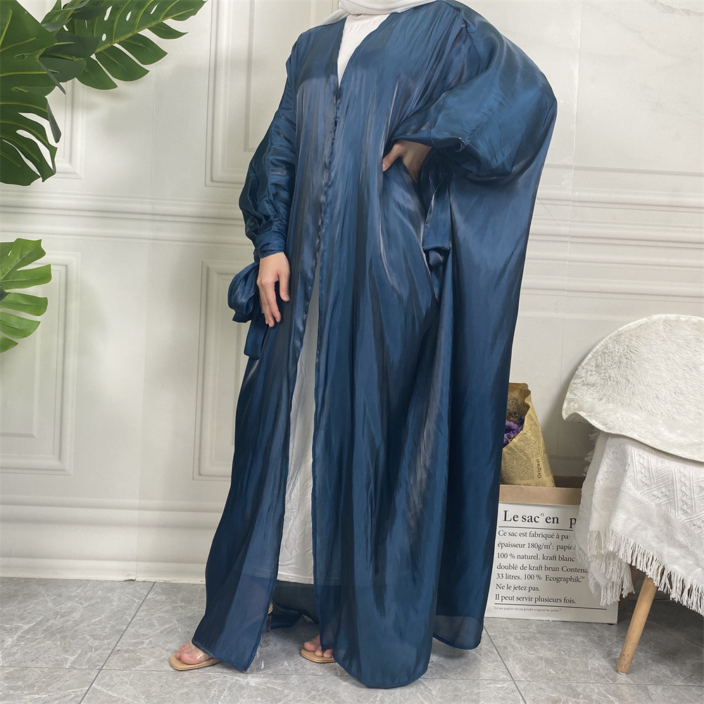 💎 Stunning Elegance Summer Event Dress – Monica Fashion Satin Gown with Batwing Sleeves 60 undefined