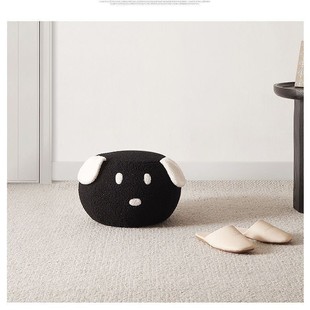 Puppy Small Stool Lamb Sean Pet Shoe Changing Stool Cute Super Cute Cartoon Animal Plush Pedal Children's Stool