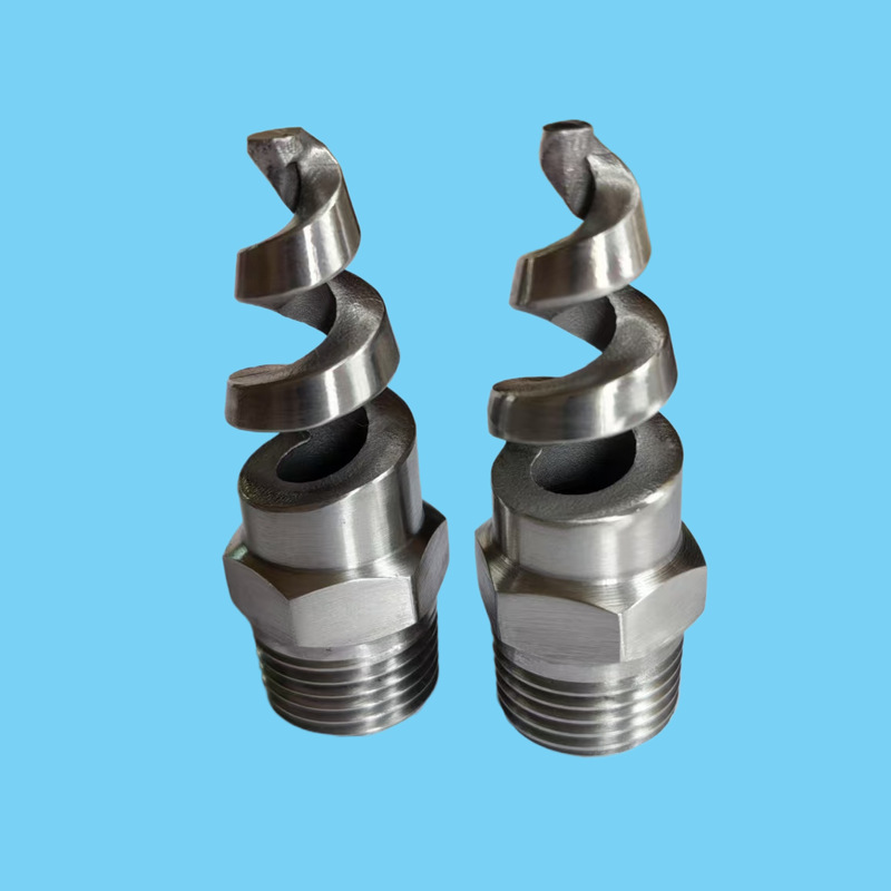 螺旋喷嘴酸雾净化塔喷淋嘴316SS喷嘴防堵喷嘴空心锥形喷嘴