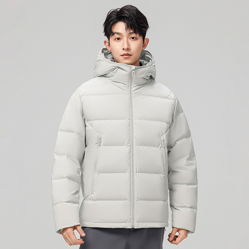 迪家平替冬季羽绒服男休闲连帽外套男士户外运动高品质保暖上衣