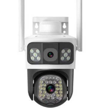 V380Pro三画面400万高清夜视监控摄像头室外防水yoosee网络摄像机