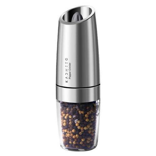 Electric grinder pepper black peppercorns pepper sea salt induction grinder kitchen household seasoning bottle
