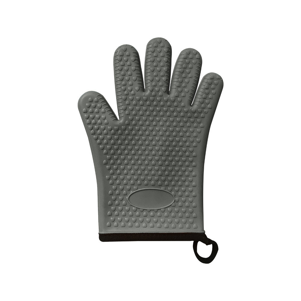 Guantes de silicona resistentes a quemaduras y aislamiento térmico resistentes a altas temperaturas antideslizantes herramientas de horneado de algodón para cocina doméstica horno de microondas