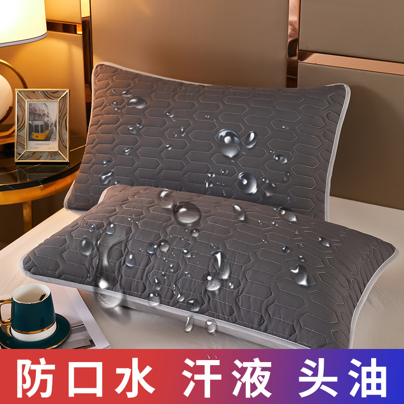 Waterproof quilted cartoon protective pillowcase, Amazon