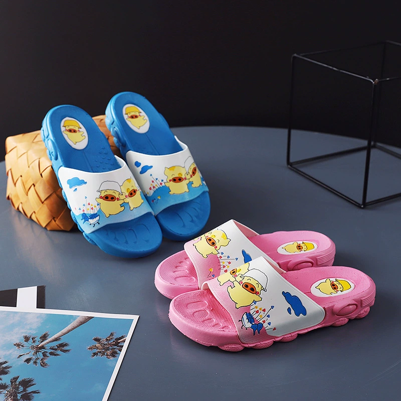 В Корейском стиле для больших мальчиков милые классические Мультяшные копилки McDull тапочки летние домашние студенческие пластиковые купальные толстые Молодежные