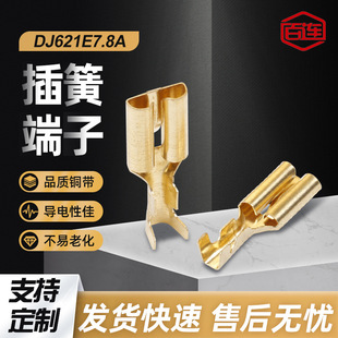 [domEstic] DJ621E7.8A Quick Wiring Spring TErminAl ConnEctor AccEssoriEs Pin Cold-prEssEd TErminAl
