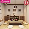 Japanese Tearoom solid wood Tatami Bed wardrobe one Whole Tatami Study multi-function