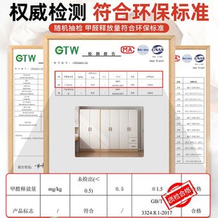 SEREA Wardrobe Solid Wood Assembly Cabinet with Opposition Door Household Children's Clothes Cabinet Storage Cabinet Rental House Wardrobe