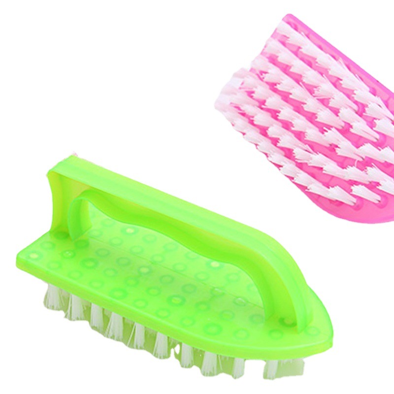Cepillo de hierro pequeño un yuan tienda puesto necesidades diarias al por mayor cepillo de limpieza de lavandería de plástico cepillo de lavado de zapatos