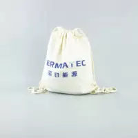 Поставка производителя 12A холст карман для печати логотипа шнурок мешок для хранения нейлон мешок для покупок