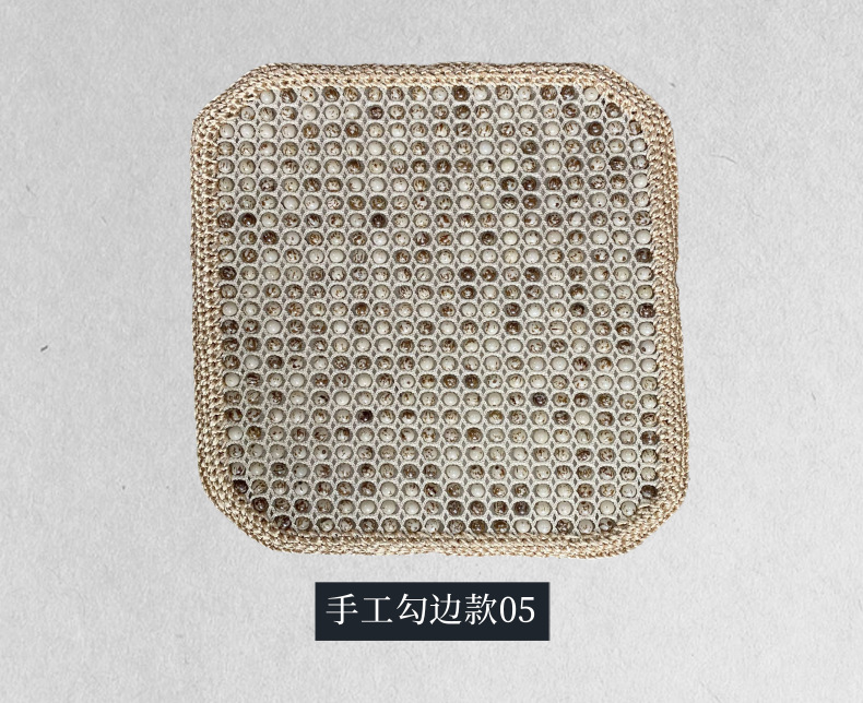Car Seat Cushion Bodhi Summer Single Piece Cooling Cushion Wooden Bead Seat Cushion Ventilated Breathable Universal Bead Seat
