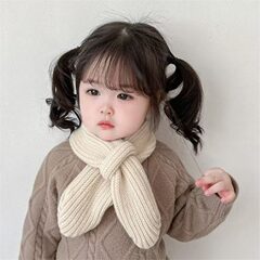秋南儿童围巾冬季2024韩版ins纯色保暖针织男童女童宝宝围脖批发