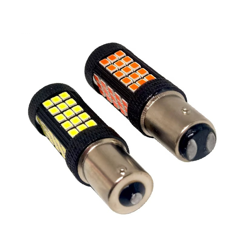 Car LED turn signal 1156 1157 2835 66SMD BA15S bright reversing light brake light