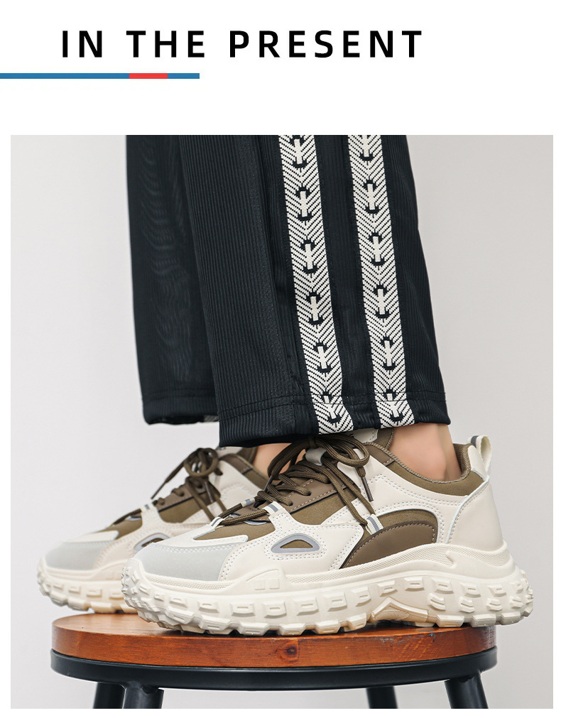 Men Casual Shoes Running Shoes Leather Shoes Sneakers Mesh Versatile Arch Support Slip Resistant Footgear Sneakers_voghion.com